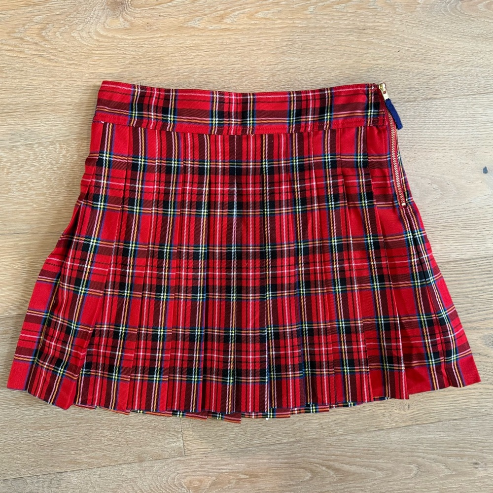 Crewcuts Red Plaid Skirt, size 12